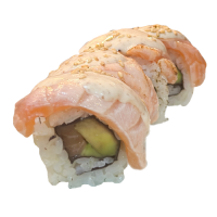 Uramaki doble salmón