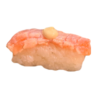 Nigiri de salmón flameado