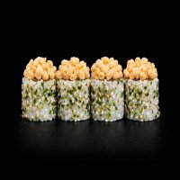 Crunchy sake roll